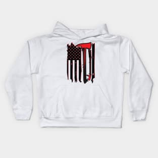 fire department set of irons Kids Hoodie